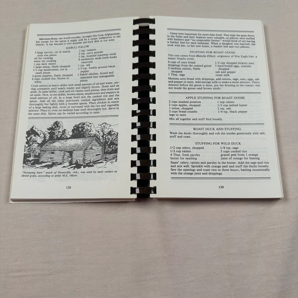 The Ozarks Collection Cookbook Billy Joe Tatum Ann Taylor Packer 1993 Spiral